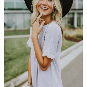 Roolee grey T-shirt dress